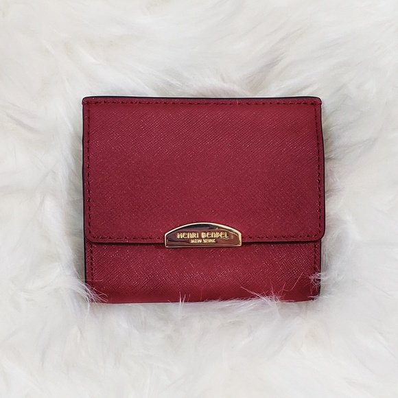 henri bendel Handbags - Henri Bendel Brick Red Mini Wallet NWT